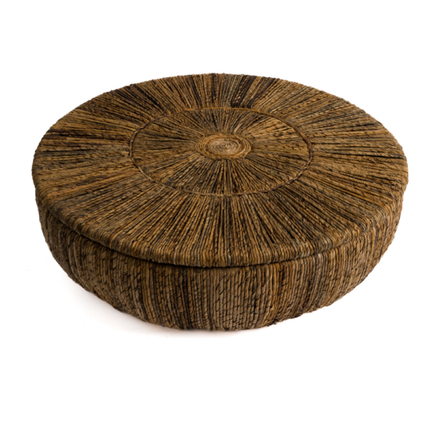 Mesa de Centro em Fibra Natural 105cm diâmetro