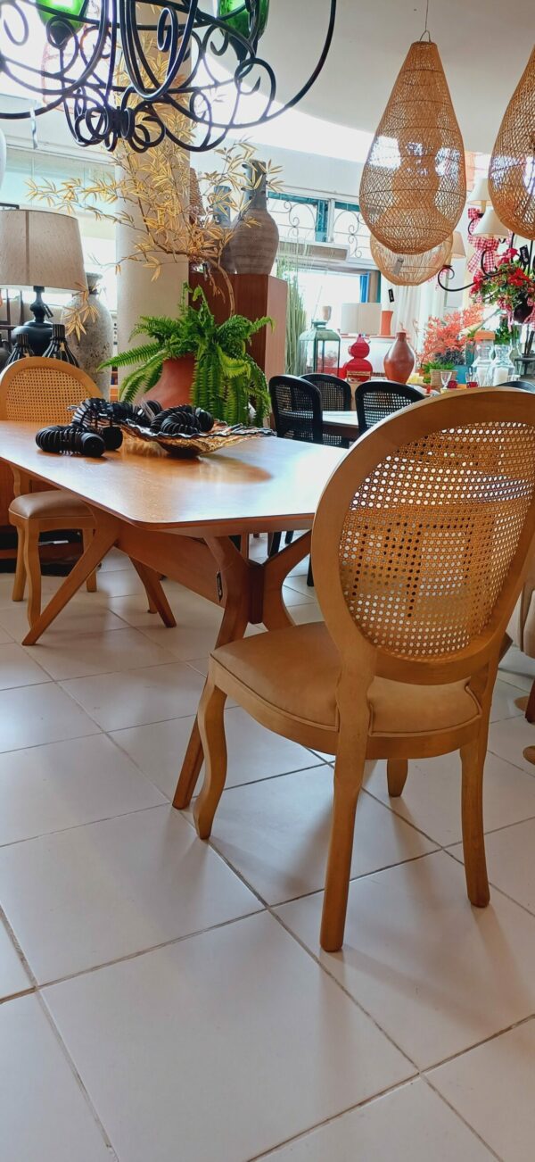 Mesa de Jantar Retangular em Madeira - Coleção Alto Padrão Ref. 6233 - Image 8