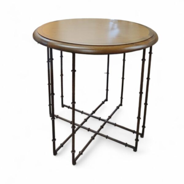 Mesa Lateral Faux - Coleção Rústico Chique
