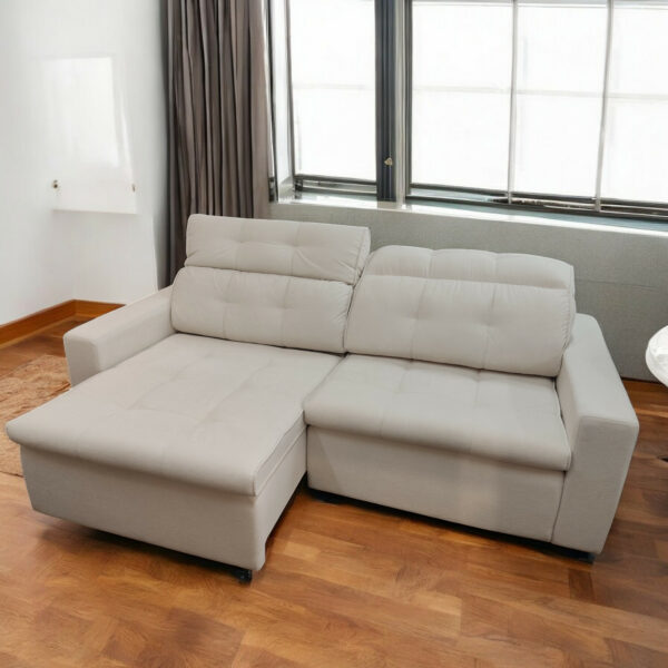 Sofá Retrátil Bahrein 240cm Tec. bouclet c