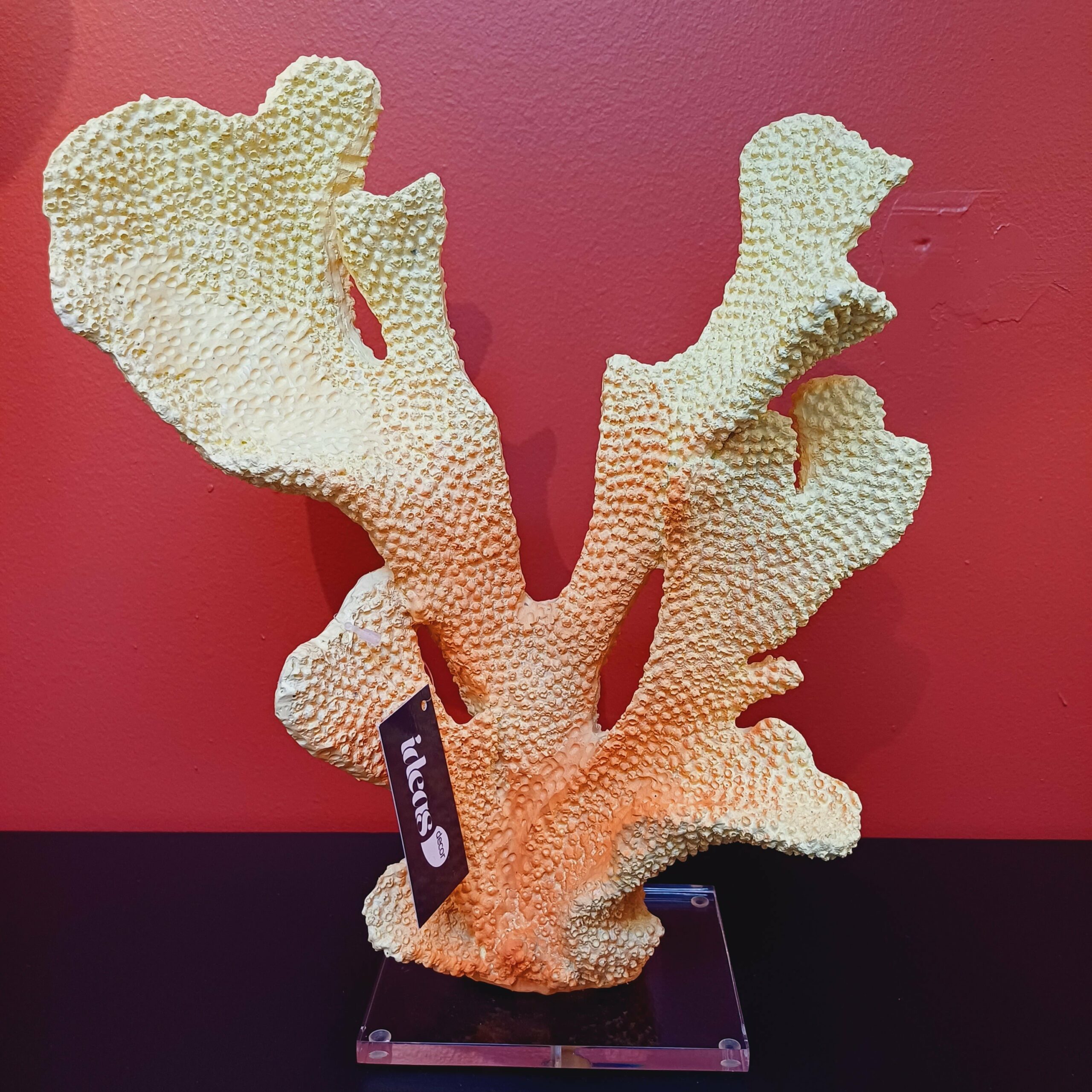 Escultura Coral Amarelo