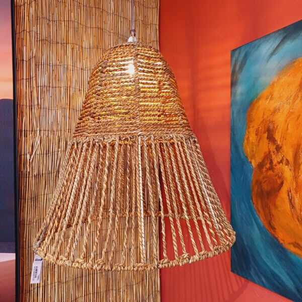 Lustre Sino em Fibra Natural