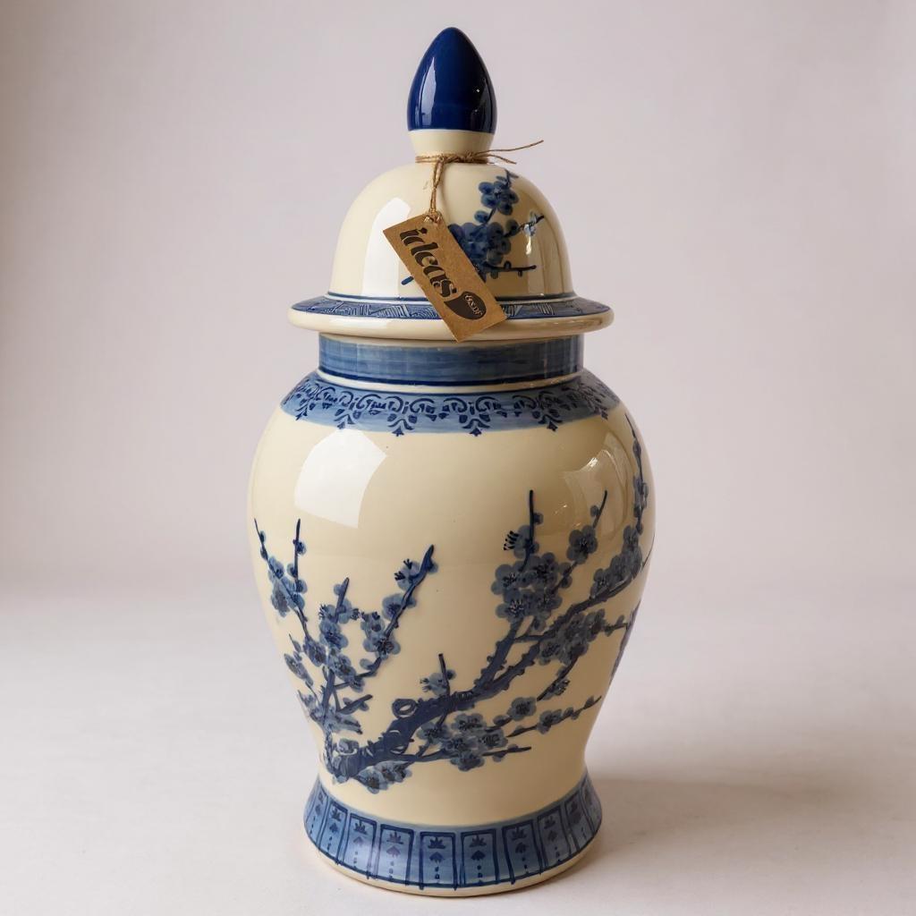 Potiche em Cerâmica Chinesa