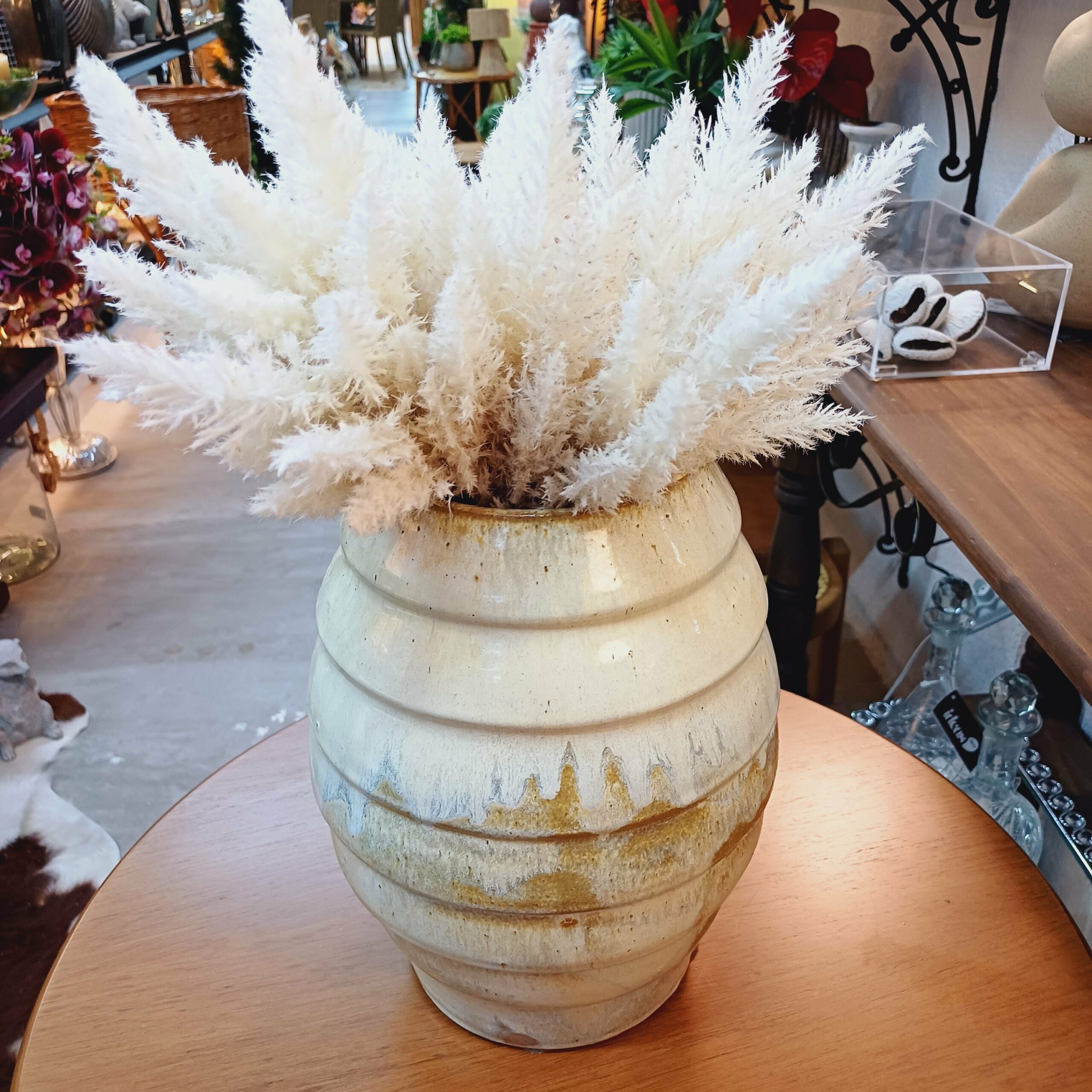 Vaso em Cerâmica Artesanal - Coleção Arte Brasileira