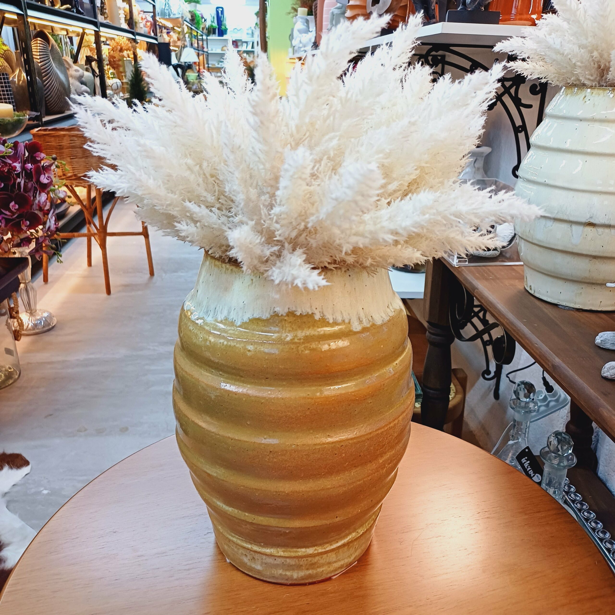 Vaso em Cerâmica Artesanal - Coleção Arte Brasileira