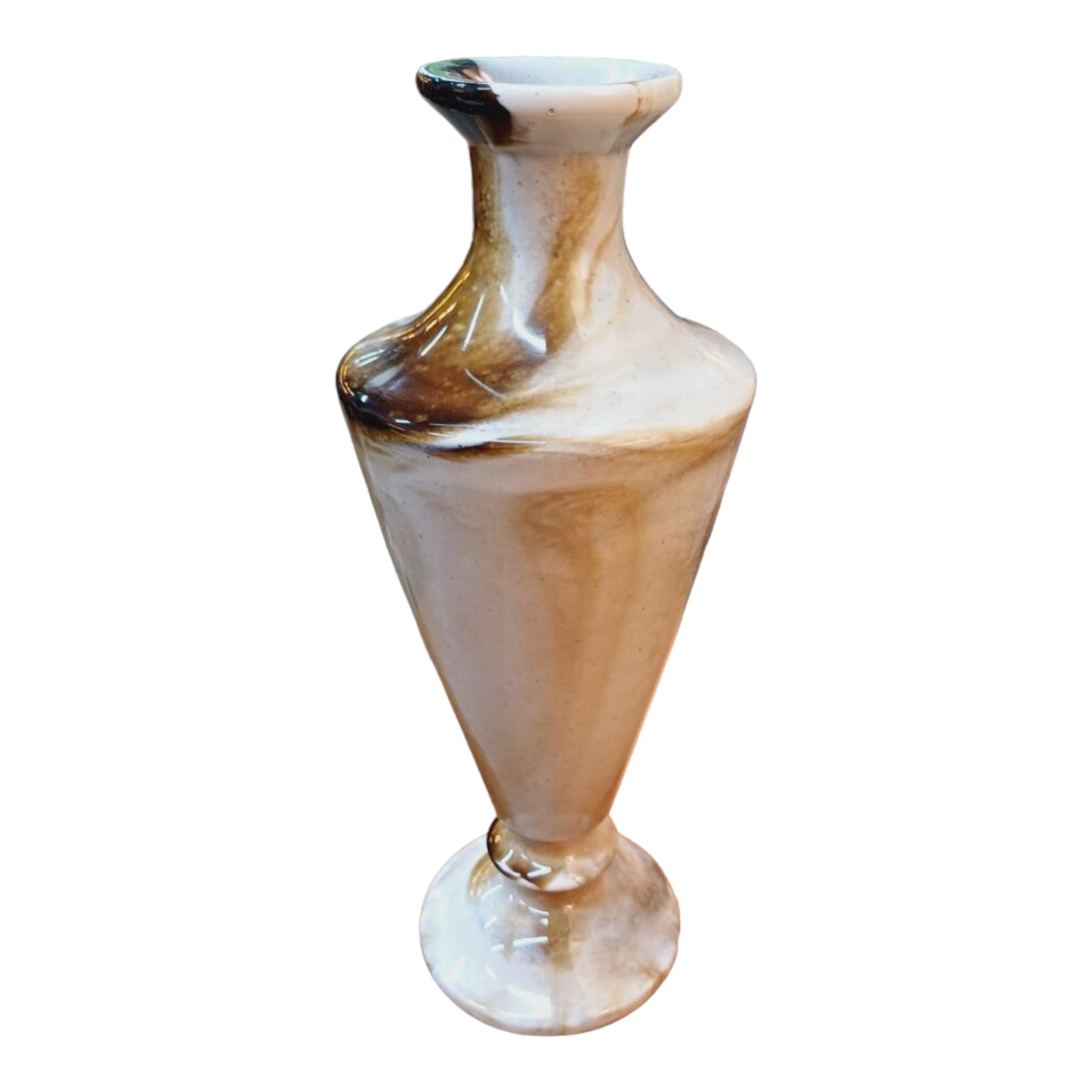 Vaso Marrom em Resina - Coleção Alto Padrão