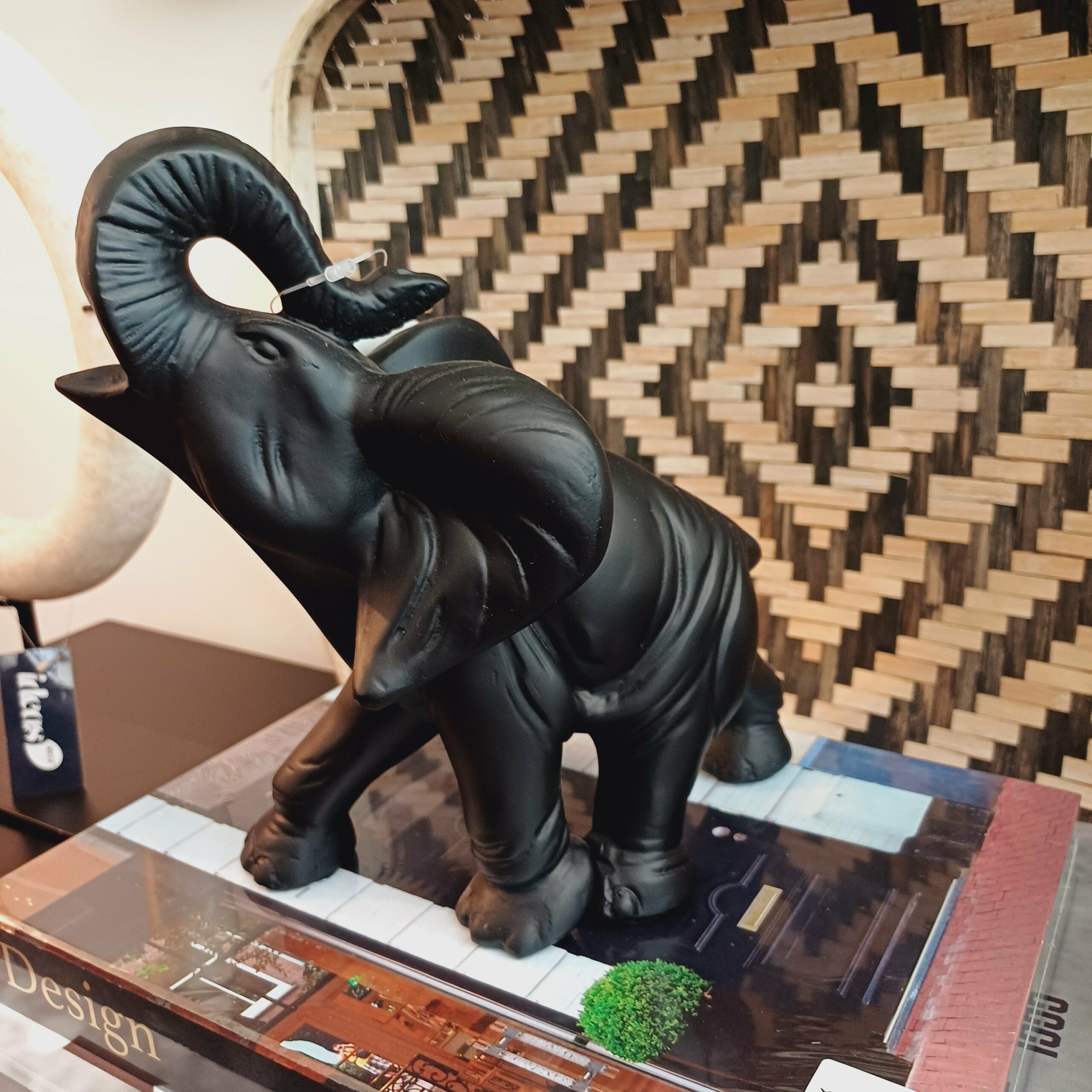 Escultura Elefante Preto