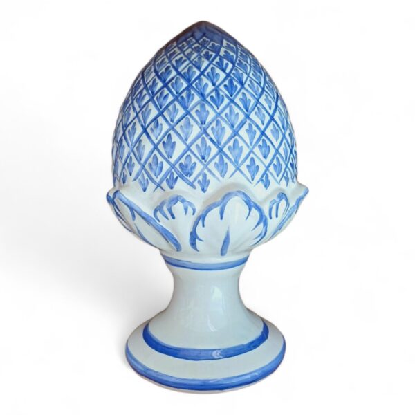 Escultura Pinha Azul Portuguesa