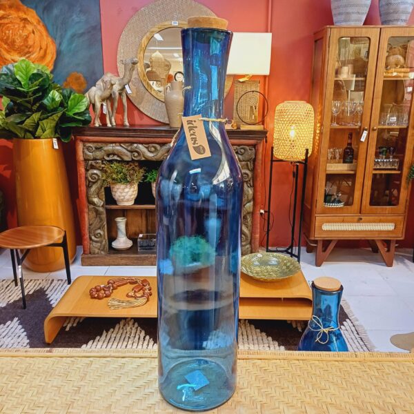 Garrafão Vidro Azul Tamanho P
