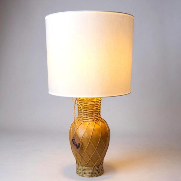 Abajur em Argila Queimada - Coleção Rústico Chique