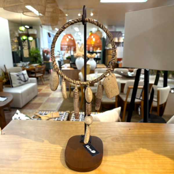 Escultura Boho Trancoso - 58 cm de Altura - Coleção Rústico Chique