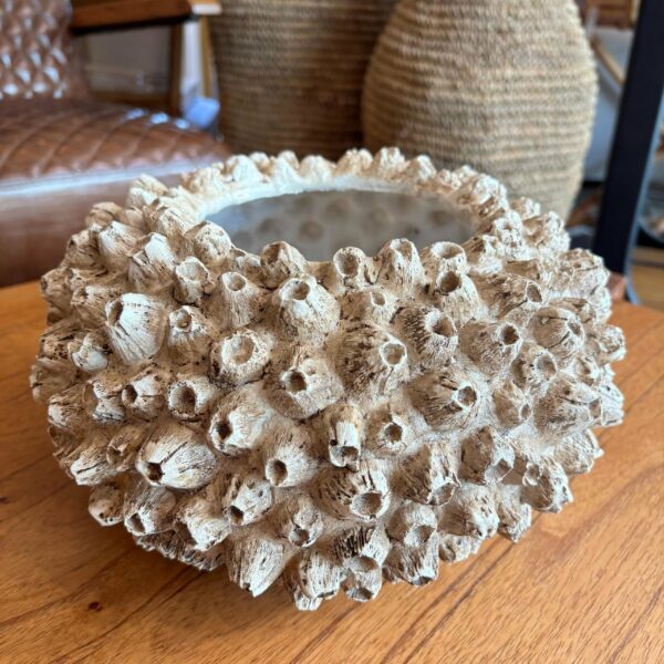Vaso Decorativo Pequeno Coral em Resina