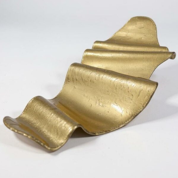 Centro De Mesa Orgânico New Bronze ( bronze com Dourado) - 113 cm