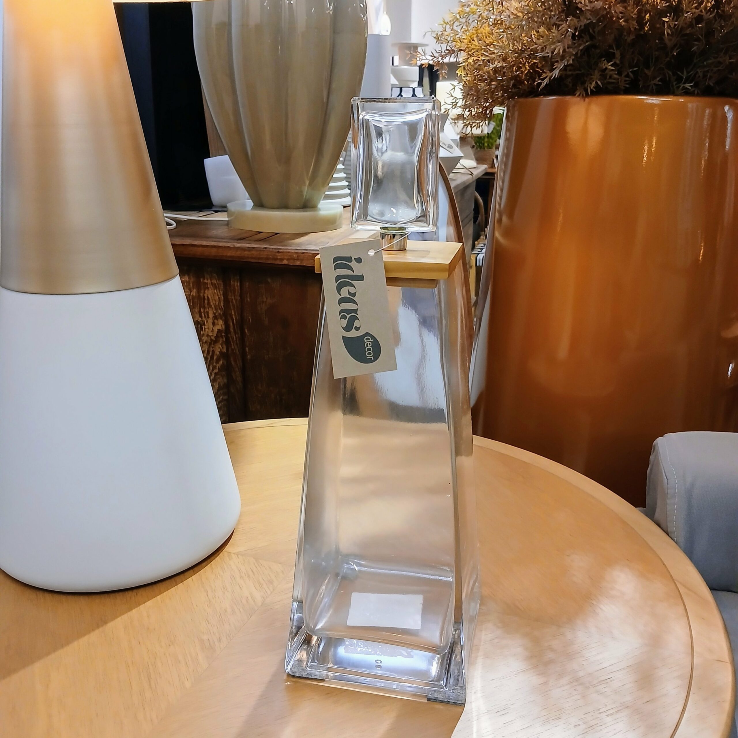 Garrafão Decorativa em Vidro| Fino Acabamento