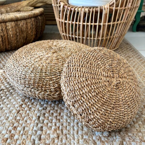 Puff Bali em Fibra Natural – Tamanho P