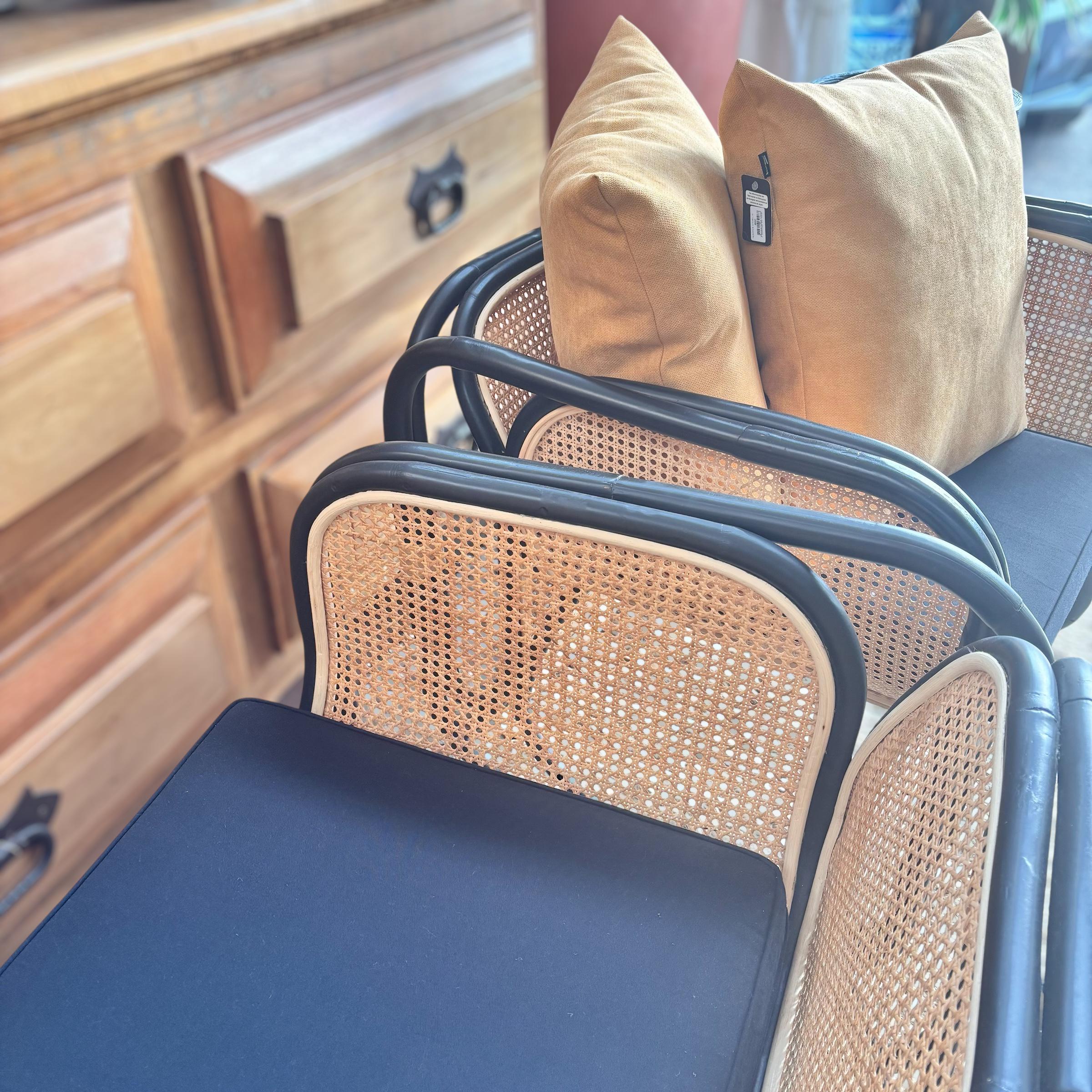 Poltrona Quadrada Balinesa em Palha - Imagem 5