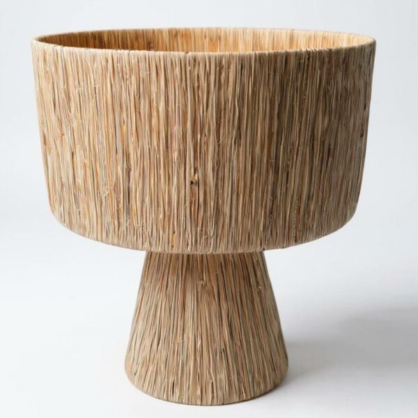 Abajur em Fibra Natural