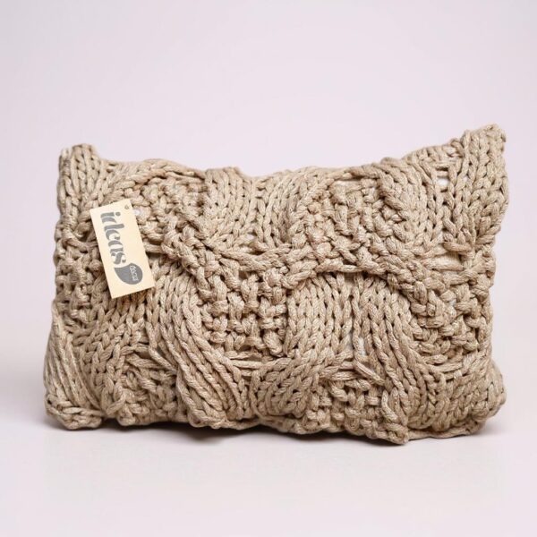 Almofada Baguete em Crochê