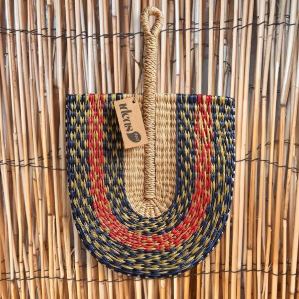 Escultura de Parede Leque Colorido