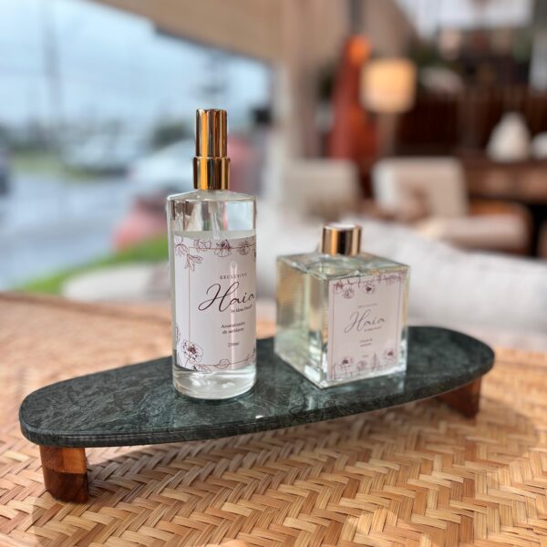 Bandeja Orgânica em Mármore Verde