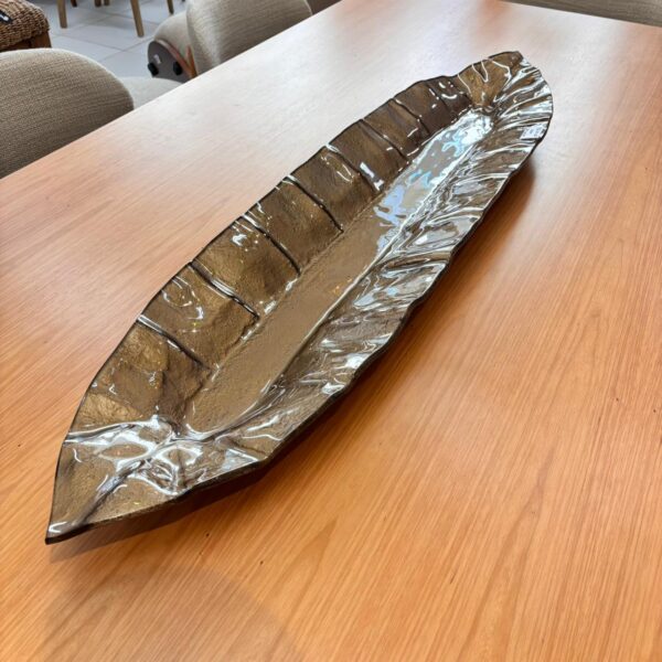 Centro de Mesa em Vidro New Bronze - 130 cm