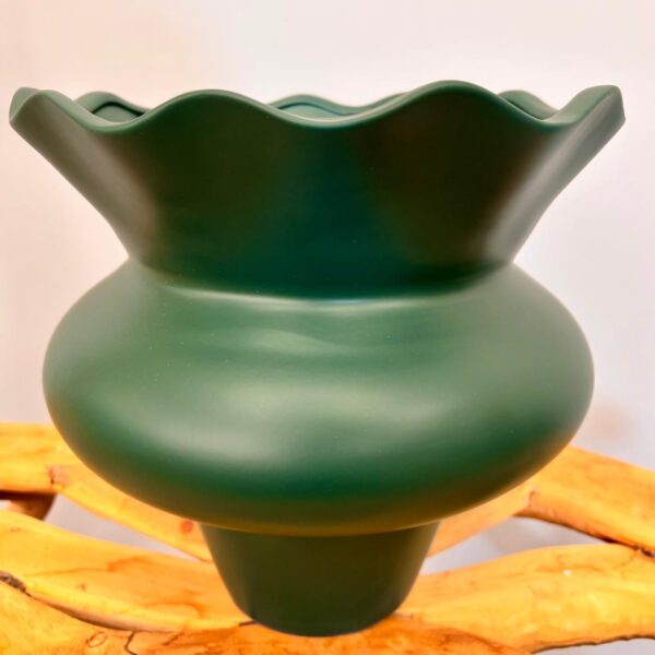 Vaso em Cerâmica Pétala Verde