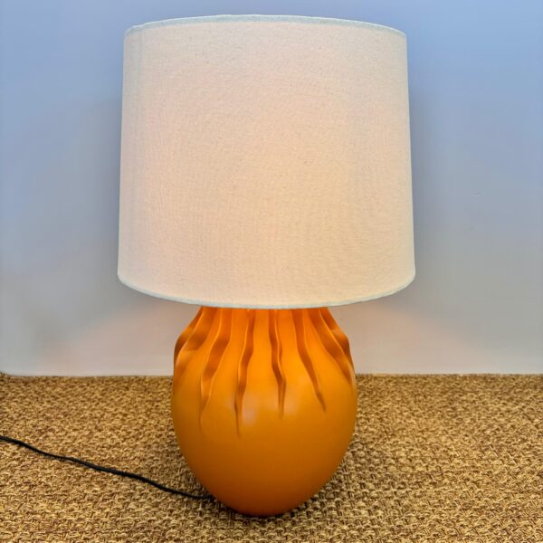 Abajur em Cerâmica Selva Mostarda