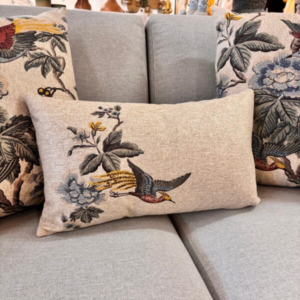 Almofada Baguete Pássaro - 35x52 cm