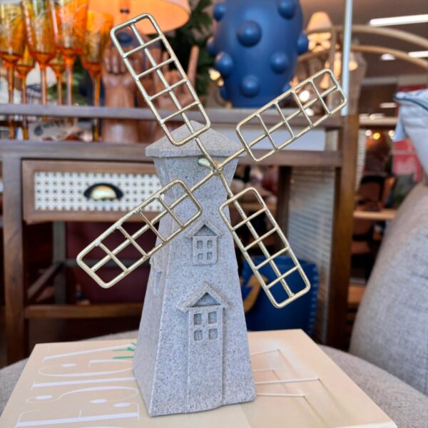 Escultura Moinho em Resina