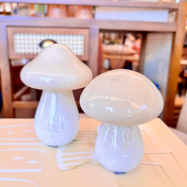 Escultura Cogumelo em Vidro - Tamanho G