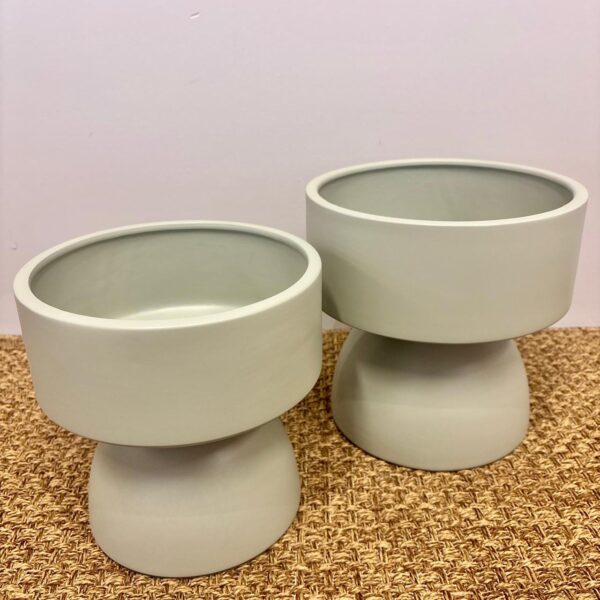 Vaso em Cerâmica Taça Baixa - Tamanho P