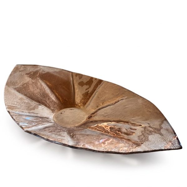 Centro de Mesa Orgânico New Bronze – 86 cm de Comprimento
