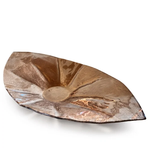 Centro de Mesa Orgânico New Bronze – 86 cm de Comprimento