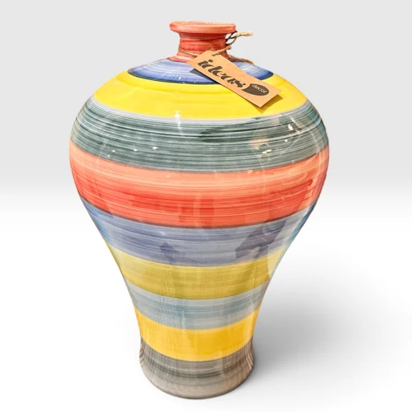 Vaso em Porcelana Color - 42 cm de Altura