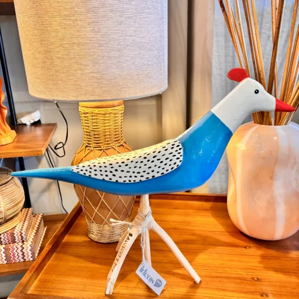 Escultura Pássaro Mestre Salvinho - Coleção Arte Brasileira