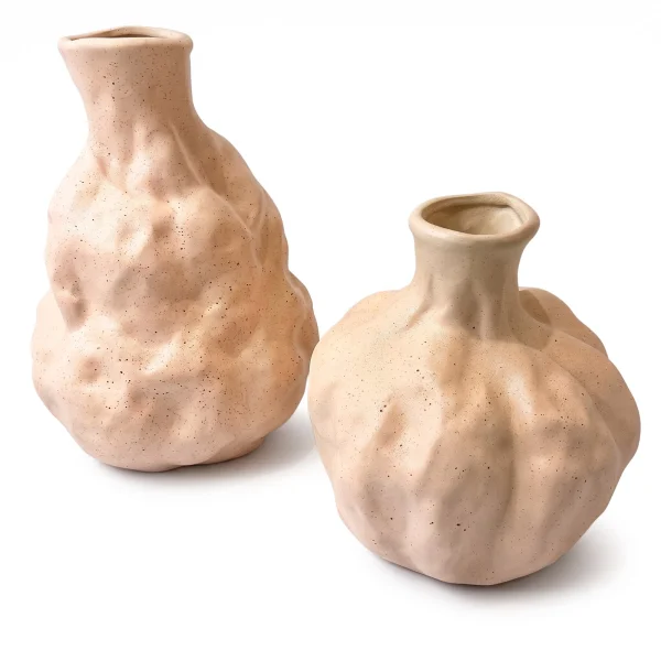 Vaso Gota em Cerâmica Orgânico - Tamanho P