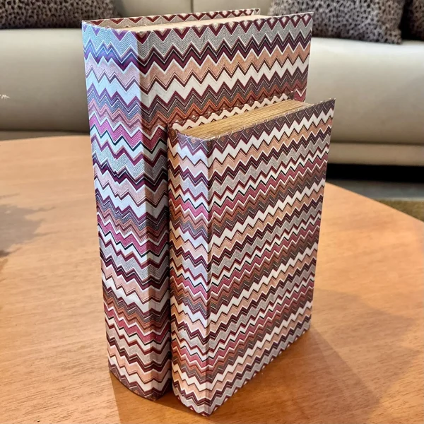 Conjunto de Caixa-Livro Listras Ondas Colors